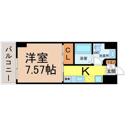 グランデ浅間町の物件間取画像